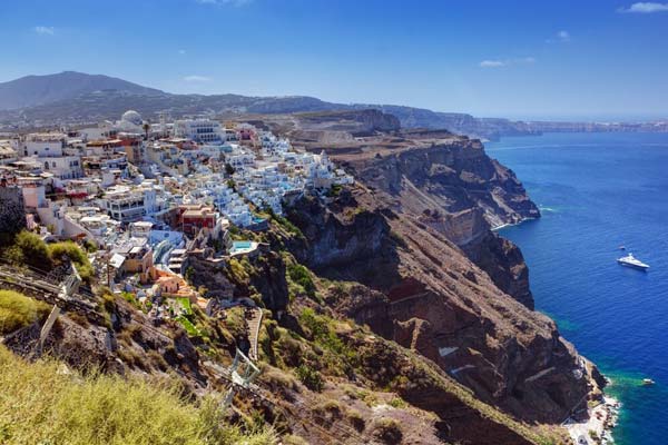 جزيرة سانتوريني