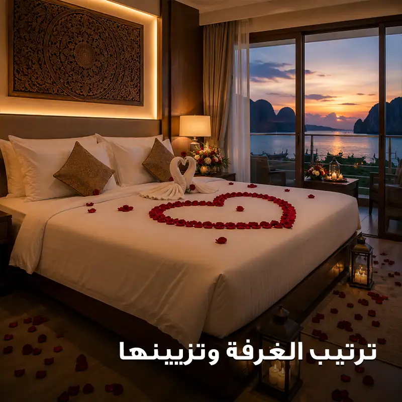 ترتيب الغرفة وتزيينها